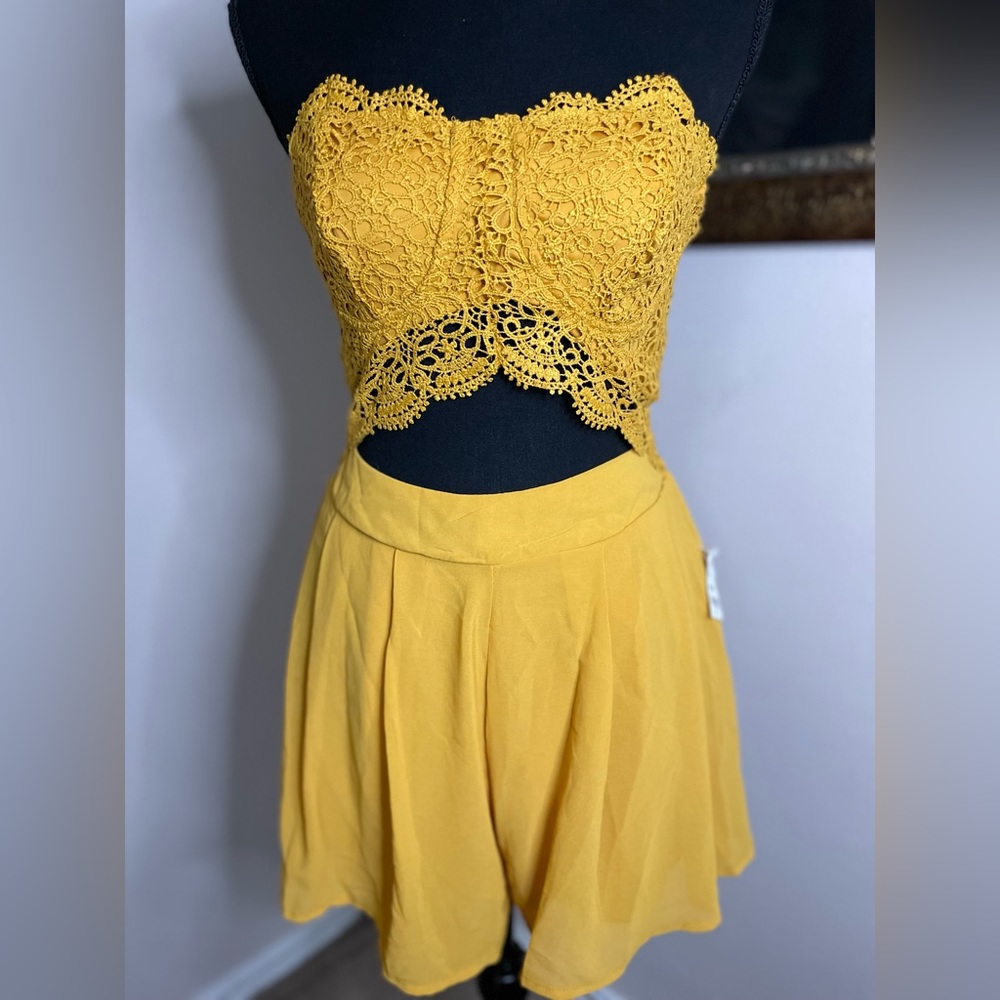Yellow romper